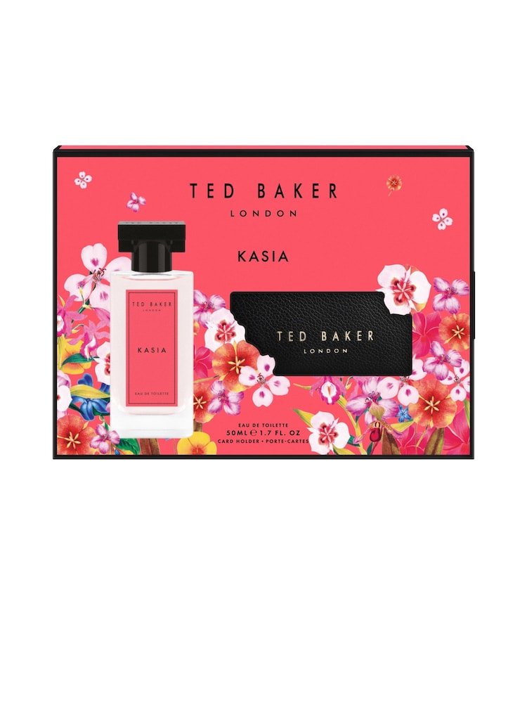 Ted Baker Floralicious Kasia Eau de Toilette 50ml & Purse Gift Set - Image 1 of 5 Ted Baker Floralicious Kasia Eau de Toilette 50ml & Purse Gift Set - Image 1 of 5