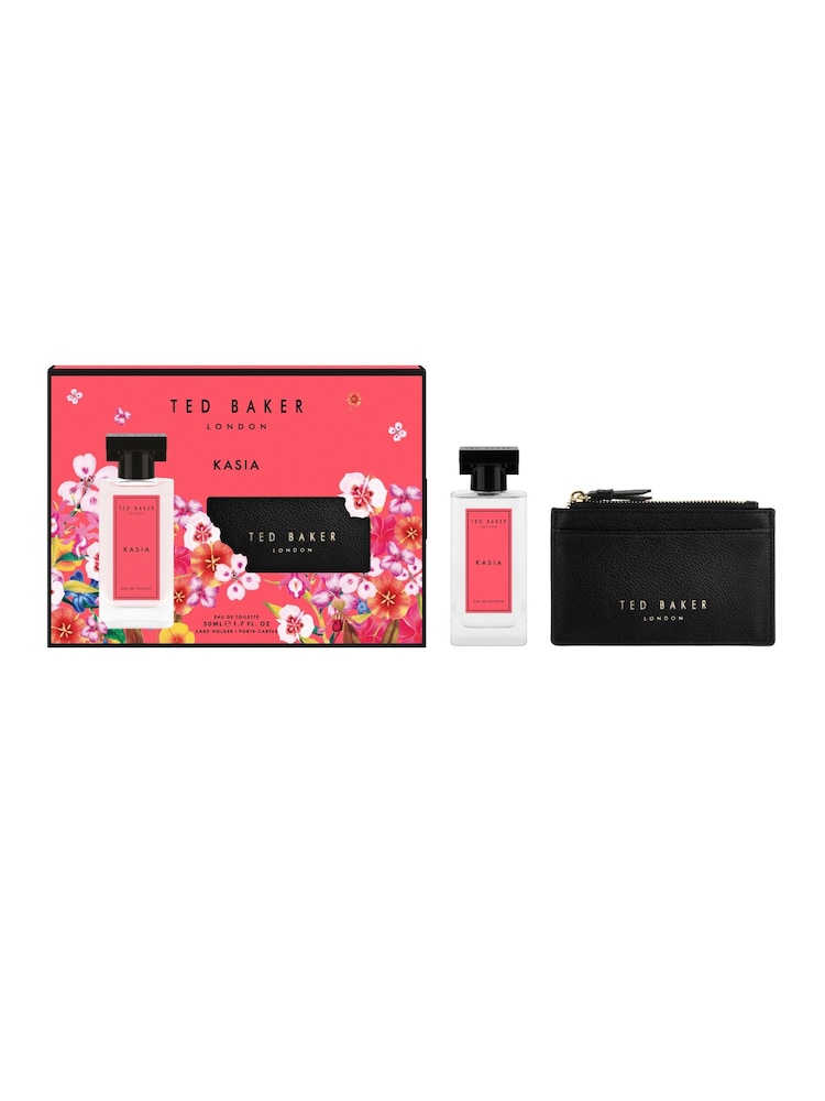 Ted Baker Floralicious Kasia Eau de Toilette 50ml & Purse Gift Set - Image 2 of 5 Ted Baker Floralicious Kasia Eau de Toilette 50ml & Purse Gift Set - Image 2 of 5