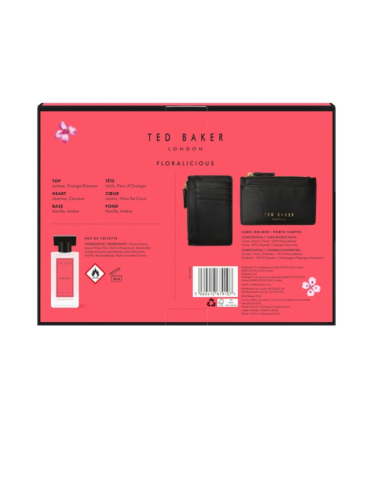 Ted Baker Floralicious Kasia Eau de Toilette 50ml & Purse Gift Set - Image 5 of 5 Ted Baker Floralicious Kasia Eau de Toilette 50ml & Purse Gift Set - Image 5 of 5