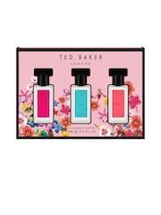 Ted Baker Floralicious Miniatures 3 x 10ml Eau deToilette Discovery Gift Set - Image 1 of 4