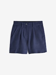 Marineblau/Khakigrün - Boy Shorts aus Leinenmischung, 2er-Pack - Bild 11 von 14