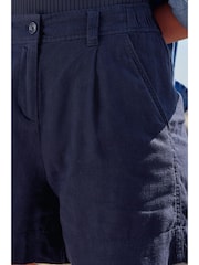 Marineblau/Khakigrün - Boy Shorts aus Leinenmischung, 2er-Pack - Bild 7 von 14