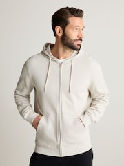 Stone Texture Lightweight Zip Up Hoodie - Image 3 of 8