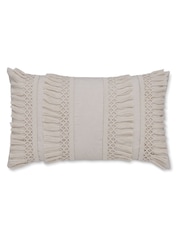 Pineapple Elephant Stone Izmir 100% Cotton Tassel Cushion - Image 3 of 3