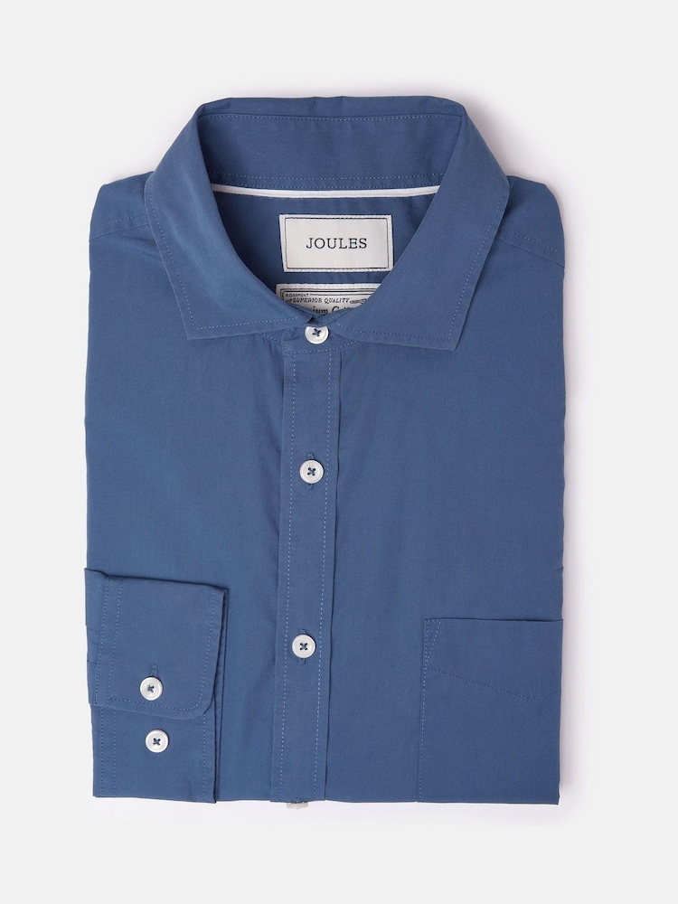Joules Blue Cotton Shirt - Image 9 of 9 Joules Blue Cotton Shirt - Image 9 of 9