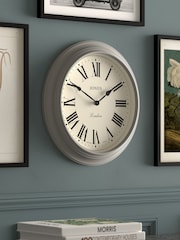 Jones Clocks Grey A Classic Wall Clock - Image 2 of 4