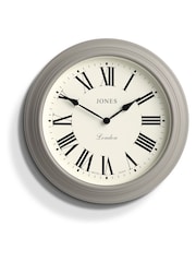 Jones Clocks Grey A Classic Wall Clock - Image 3 of 4