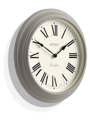 Jones Clocks Grey A Classic Wall Clock - Image 4 of 4