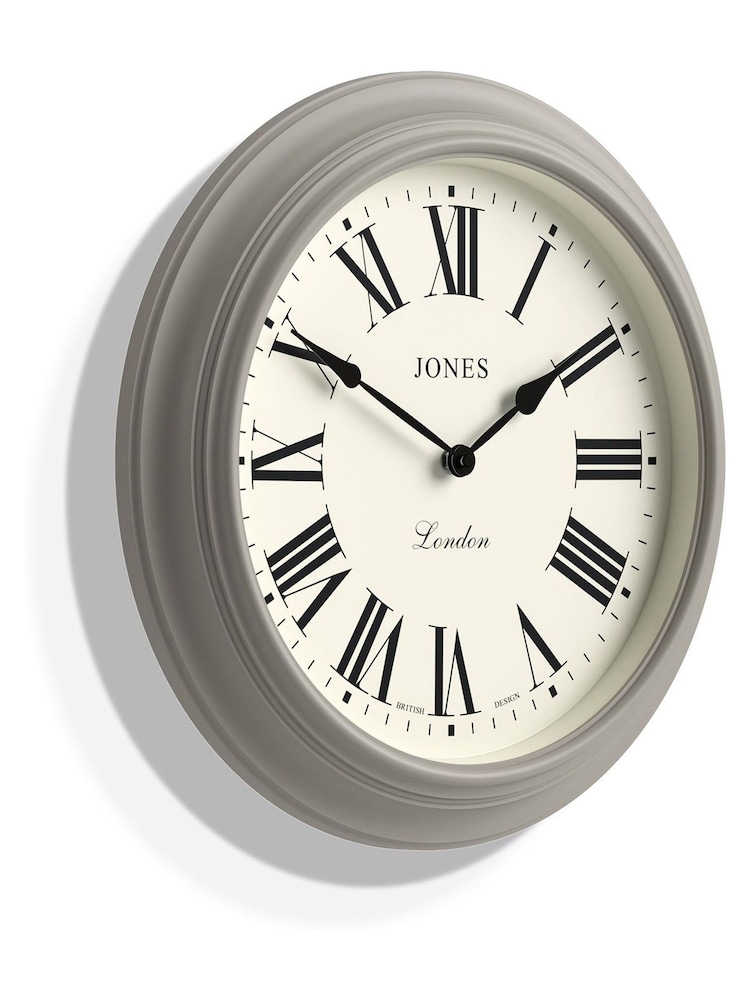 Jones Clocks Grey A Classic Wall Clock - Image 4 of 4