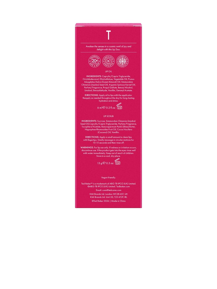 Ted Baker Fusion Cosmic Crush Lip Duo Gift Set - Image 4 of 4 Ted Baker Fusion Cosmic Crush Lip Duo Gift Set - Image 4 of 4