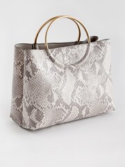 Snake Effect Ring Handheld Bag - Image 3 of 6