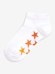 White/Grey Rich Trainers Socks 7 Pack - Image 5 of 9