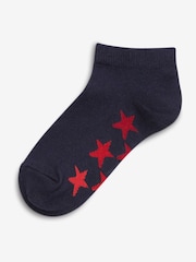 White/Grey Rich Trainers Socks 7 Pack - Image 8 of 9