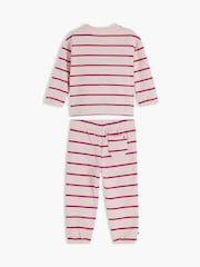 Tommy Hilfiger Pink Heart Flag Sweatshirt And Joggers Set - Image 2 of 2