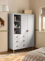 Grey Double, 3 drawers Wardrobe - Image 3 of 11
