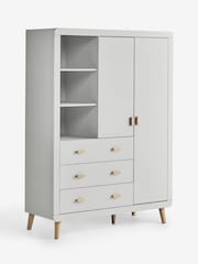 Grey Double, 3 drawers Wardrobe - Image 7 of 11