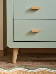 Sage Green Double, 3 drawers Wardrobe - Image 5 of 11