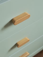 Sage Green Double, 3 drawers Wardrobe - Image 6 of 11