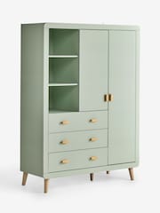 Sage Green Double, 3 drawers Wardrobe - Image 7 of 11
