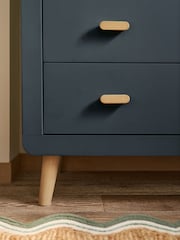 Slate Blue Double, 3 drawers Wardrobe - Image 5 of 11