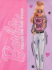 Character Pink Barbie Longline Hoodie - Image 4 of 5