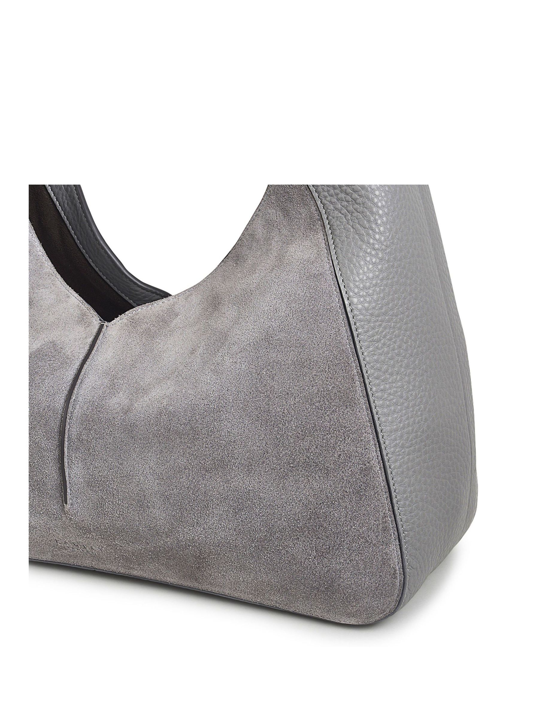 Large grey shoulder bag shop