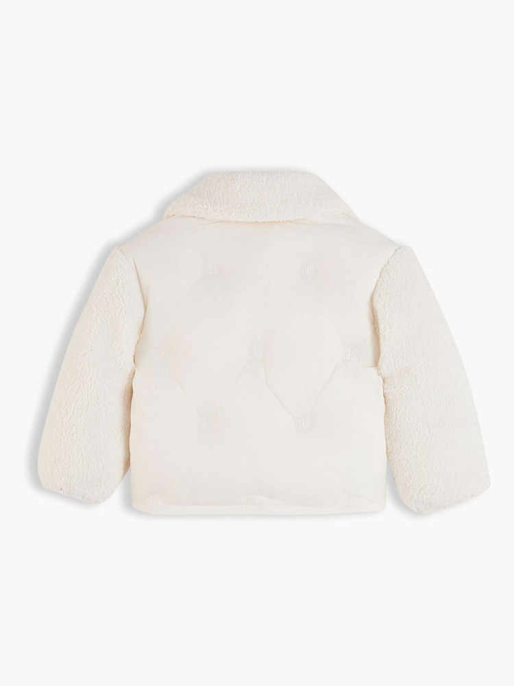 Tommy Hilfiger White Flag Relaxed Quilted Fleece Jacket - Image 2 of 3 Tommy Hilfiger White Flag Relaxed Quilted Fleece Jacket - Image 2 of 3