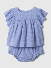 Gap Blue Ruffle Outfit Set (Newborn-24mths) - Image 1 of 2