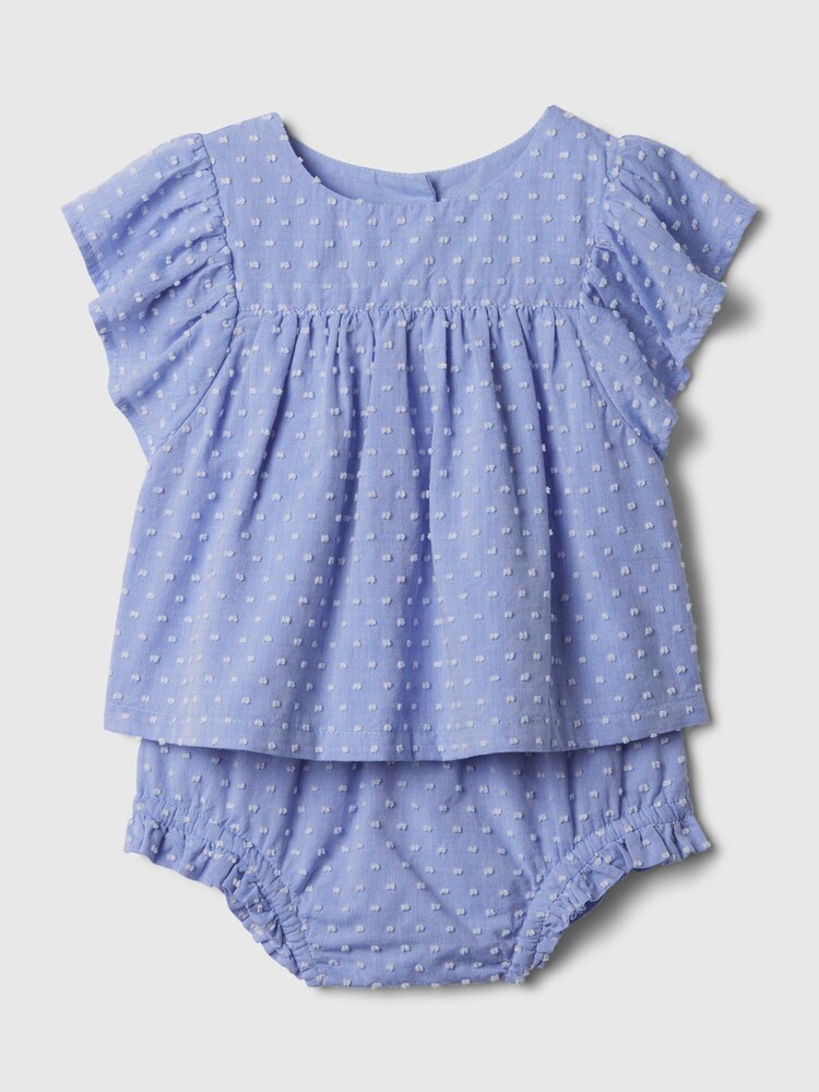 Gap Blue Ruffle Outfit Set (Newborn-24mths) - Image 1 of 2