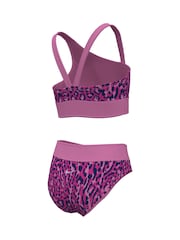 Rosa - Nike Animal Stampa - Top bikini asimmetrico - Image 5 of 6