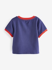 Blue Italia Football Boxy T-Shirt (3-16yrs) - Image 6 of 7