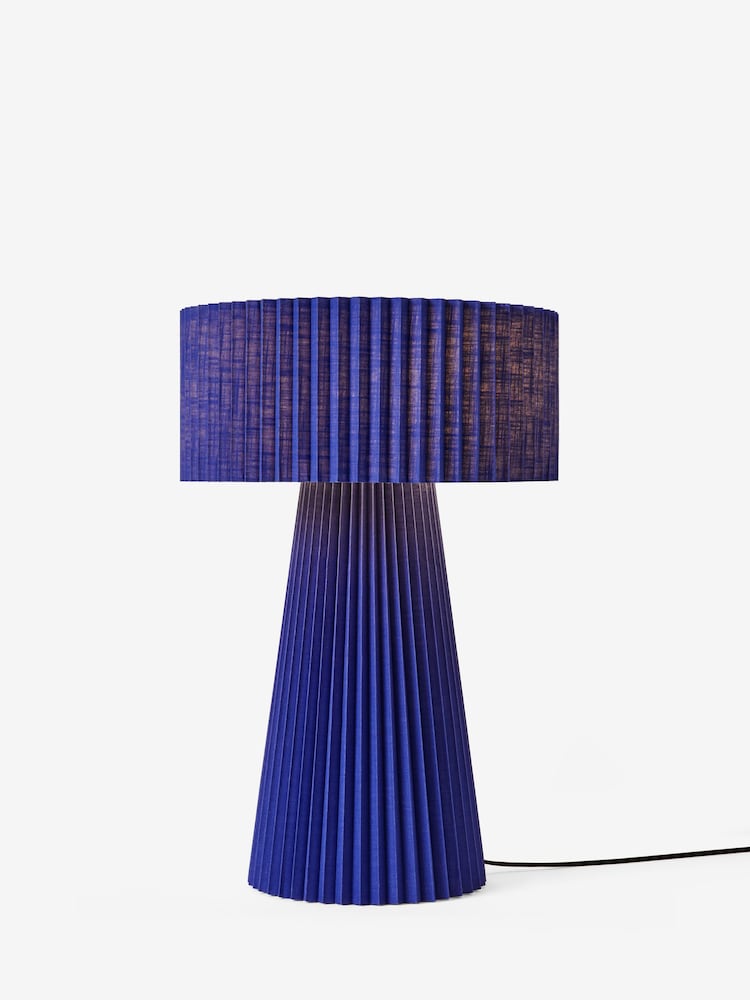 MADE.COM Blue Large Reva Table Lamp - Image 4 of 4