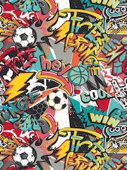 Origin Murals Red Sports Graffiti A4 Mural Sample - Image 1 of 1