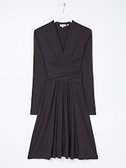FatFace Black Delphine Jersey Dress - Image 5 of 5