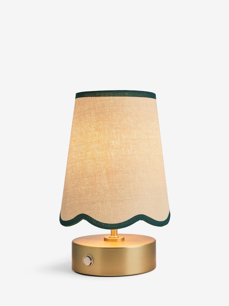 Clarke and Clarke Brass Isla Rechargeable Wireless Touch Lamp - Image 7 of 7