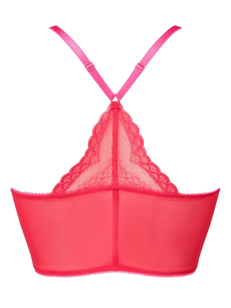 Gossard Yellow Superboost Lace Deep V Bralet - Image 7 of 7
