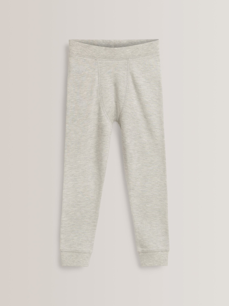 Grey/White Thermal Leggings 2 Pack (2-16yrs) - Image 2 of 5