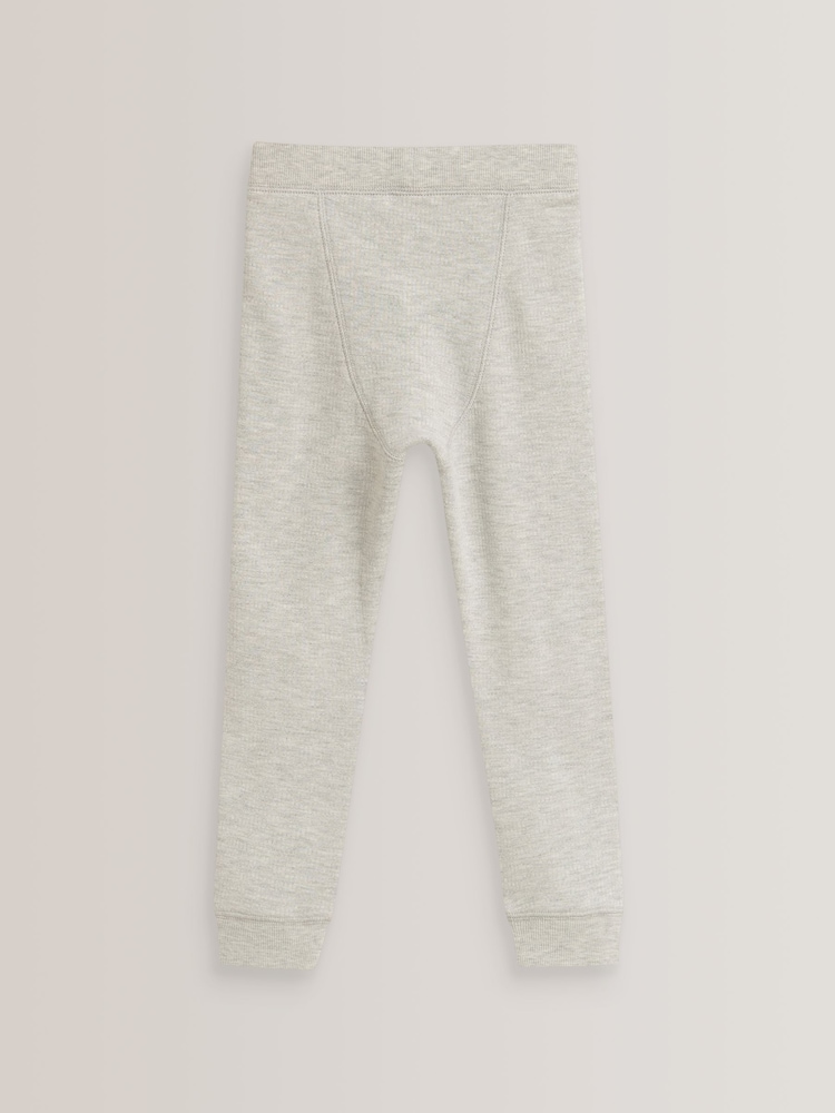Grau/weiß - Thermo-Leggings im 2er-Pack (2–16 J.) - Image 3 of 5