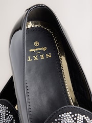 Svart - Patent Embellished Loafers - Bilde 7 av 8