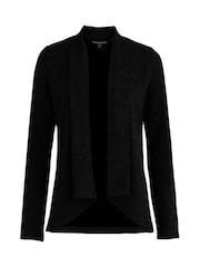 French Connection Black Jersey Josie Drape Front Jacket - Image 3 of 3