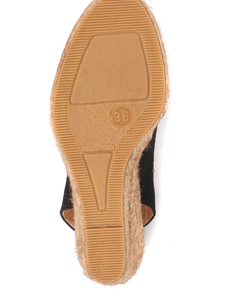 Jones Bootmaker Ladies Natural Rosanna Slingback Wedges - Image 3 of 4