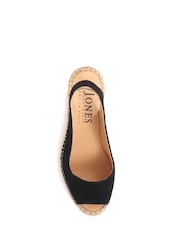 Jones Bootmaker Ladies Natural Rosanna Slingback Wedges - Image 4 of 4
