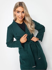 M&Co Green Formal Wrap Coat - Image 4 of 4