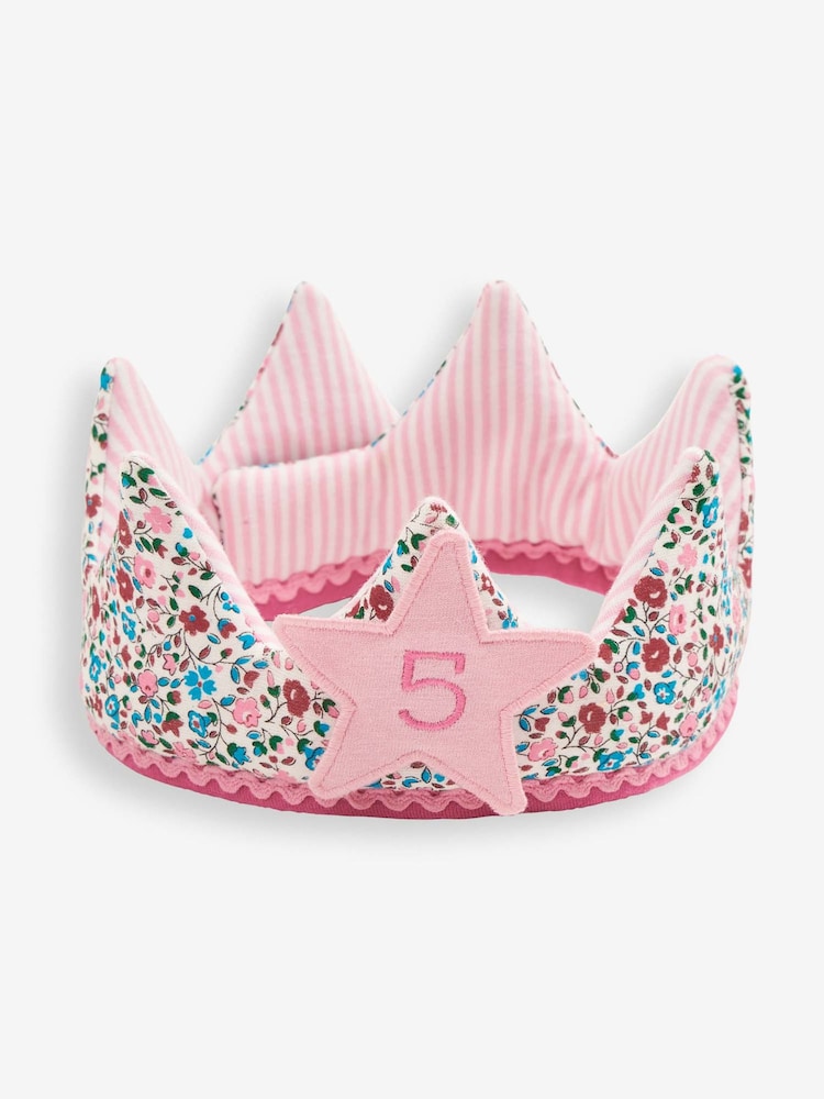 JoJo Maman Bébé Ditsy Birthday Crown - Image 1 of 1