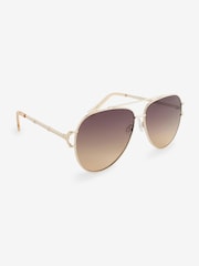 Gold Bamboo Temple Sunglasses - Image 4 of 6
