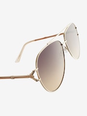 Gold Bamboo Temple Sunglasses - Image 5 of 6