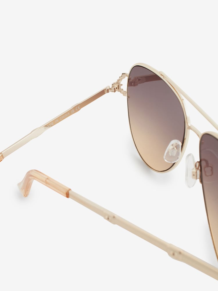 Gold Bamboo Temple Sunglasses - Image 6 of 6