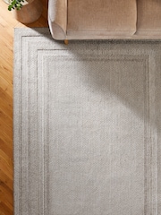 Natural Albie Bobble Border Rug - Image 1 of 6