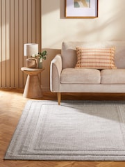 Natural Albie Bobble Border Rug - Image 2 of 6