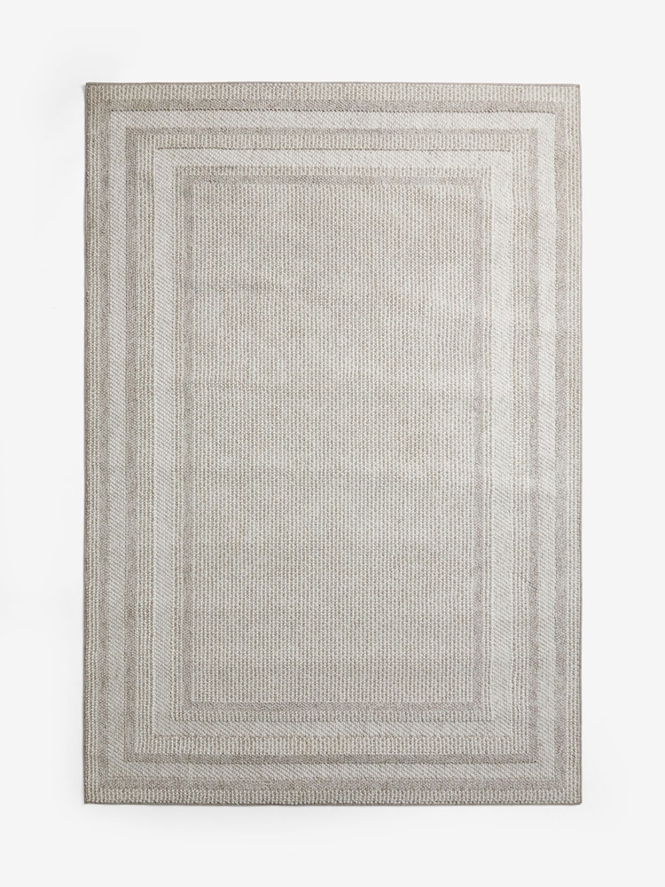 Natural Albie Bobble Border Rug - Image 6 of 6